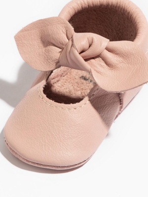 Blush Knotted Bow Mocc Mini Sole Ii