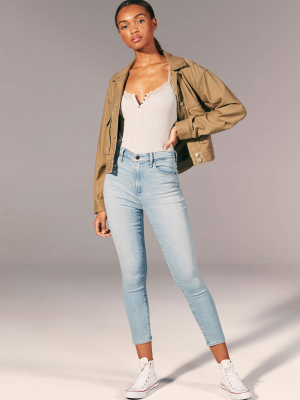 High Rise Super Skinny Ankle Jeans