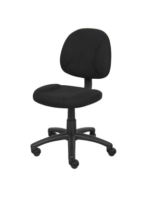 Deluxe Posture Chair Black - Boss Office Products