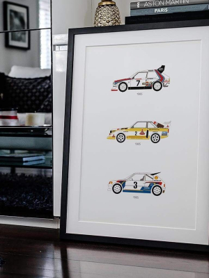 A Tribute To Rally B Racing – Group B Car Poster