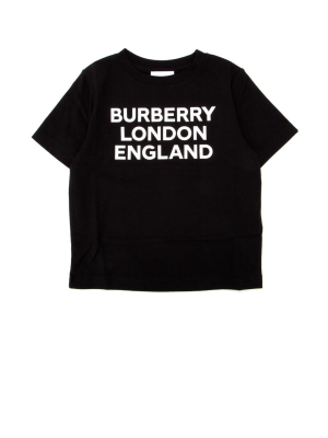 Burberry Kids Logo Printed T-shirt