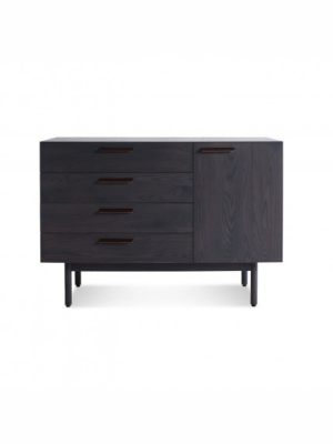 Shale 4 Drawer/1 Door Credenza