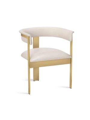 Interlude Home Darcy Dining Chair In Cream