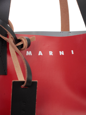 Marni North-south Bi-coloured Shopping Bag