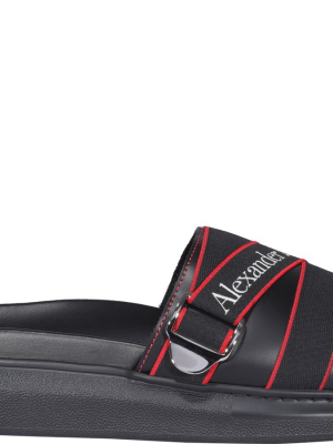 Alexander Mcqueen Strap Logo Detailed Sandals