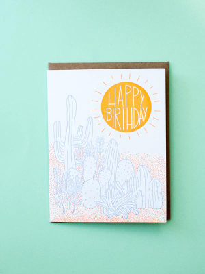 Desert Bday Card