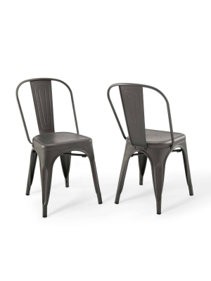 Set Of 2 Promenade Bistro Dining Side Chair - Modway