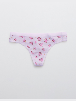 Aerie Cotton Thong Underwear