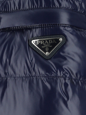 Prada Triangle Logo Down Jacket