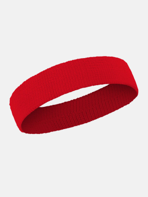 Hue Red Cotton Headband