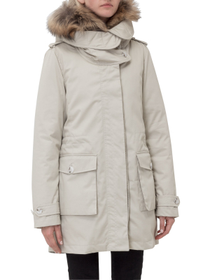 Woolrich Scarlett Reversible Hooded Parka Coat