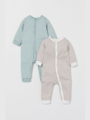 2-pack Cotton Jumpsuits