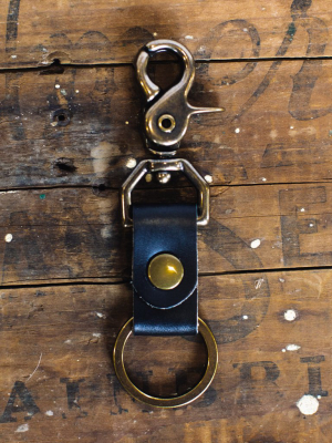 Leather Key Clip