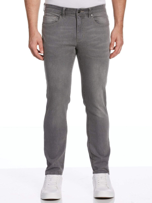 Skinny Fit Gray 5-pocket Stretch Denim Jean