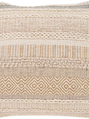 Logan Pillow Camel/cream/ivory