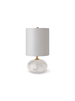 Alabaster Mini Orb Table Lamp