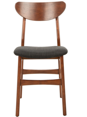 Lucca Retro Dining Chair (set Of 2) - Walnut - Safavieh.