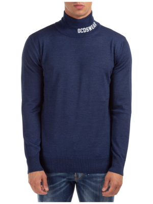 Gcds Logo Turtleneck Jumper