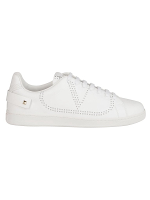 Valentino Garavani Rockstud Detailed Backnet Sneakers