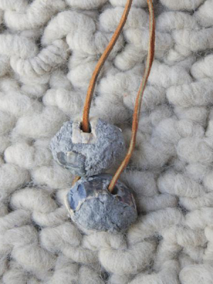 Papier-mâché Clump Necklaces