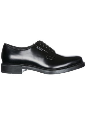 Prada Logo Derby Shoes