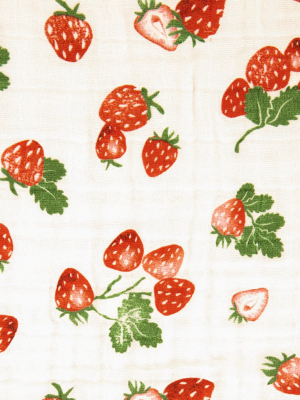 Original Cotton Muslin Quilt - Strawberry Patch