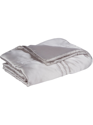 Luxxe Silk Throw In Grey