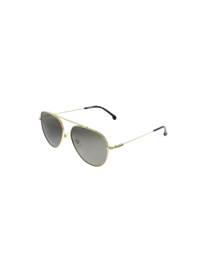 Carrera 188/f/s J5g Ir Unisex Pilot Sunglasses Gold 59mm