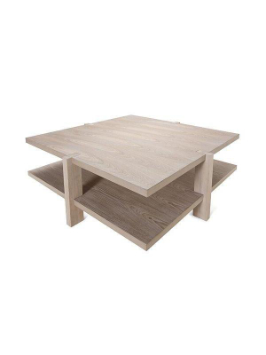 Medford Coffee Table Cerused Oak