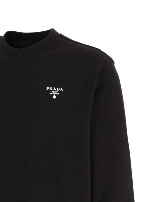 Prada Logo Printed Sweatshirt