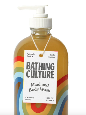 Bathing Culture Refillable Rainbow Glass Mind And Body Wash