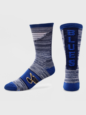 Nhl St. Louis Blues Ticket Crew Sock