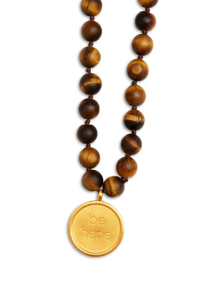 Tiger’s Eye Mala Necklace