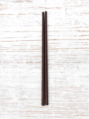 Wooden Buddha Chopsticks: Pair