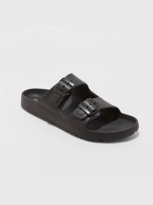 Men's Carson Slide Sandals - Goodfellow & Co™ - Black
