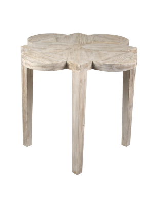 Cfc Quatre Feuille Side Table - Gray Wash