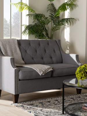 Celeste Grey 2-seater Loveseat