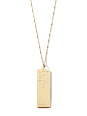 Tanya Dogtag Necklace