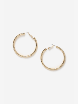 **twisted Hoop Earrings