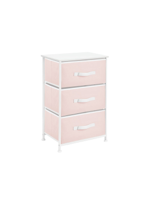 Mdesign Vertical Dresser Storage Tower With 3 Drawers