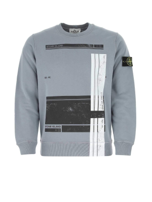 Stone Island Graphic Printed Sweatshirt