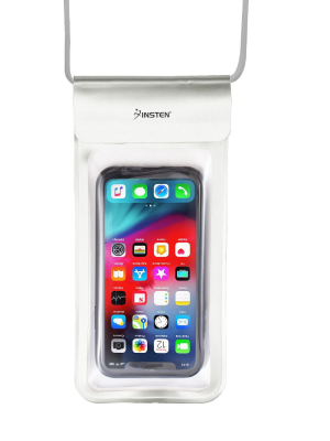 Insten Universal Ipx8 Waterproof Phone Dry Bag Pouch Case For Iphone & All Smartphones Up To 6.8" X 3.5" Silver