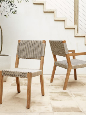 Larnaca Teak X All-weather Weave Dining Side Chair