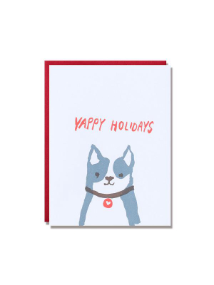 Yappy Holidays Card