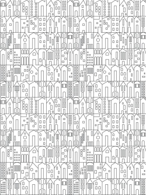 My House Wallpaper In Charcoal By Marley + Malek Kids