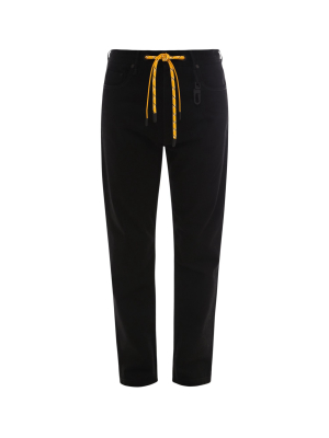 Fendi High Waist Straight Leg Jeans