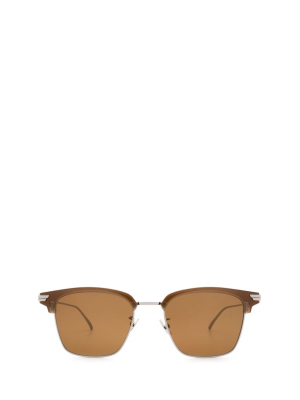 Bottega Veneta Eyewear Clubmaster-frame Sunglasses