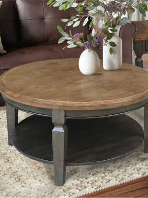 Vista Round Coffee Table - International Concepts