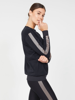 Get It Fast Surface Six Stripe Sweatshirt