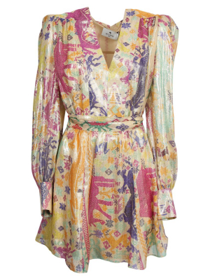 Etro Naif Print Mini Dress